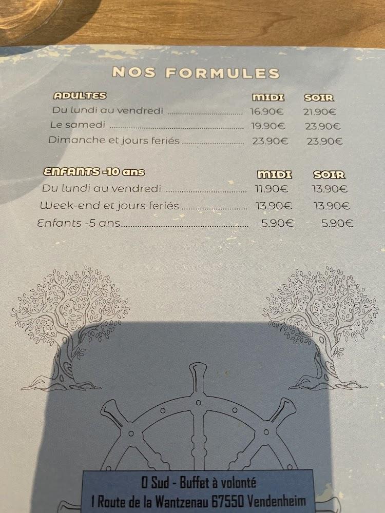 Ô SUD - Menu Image 2